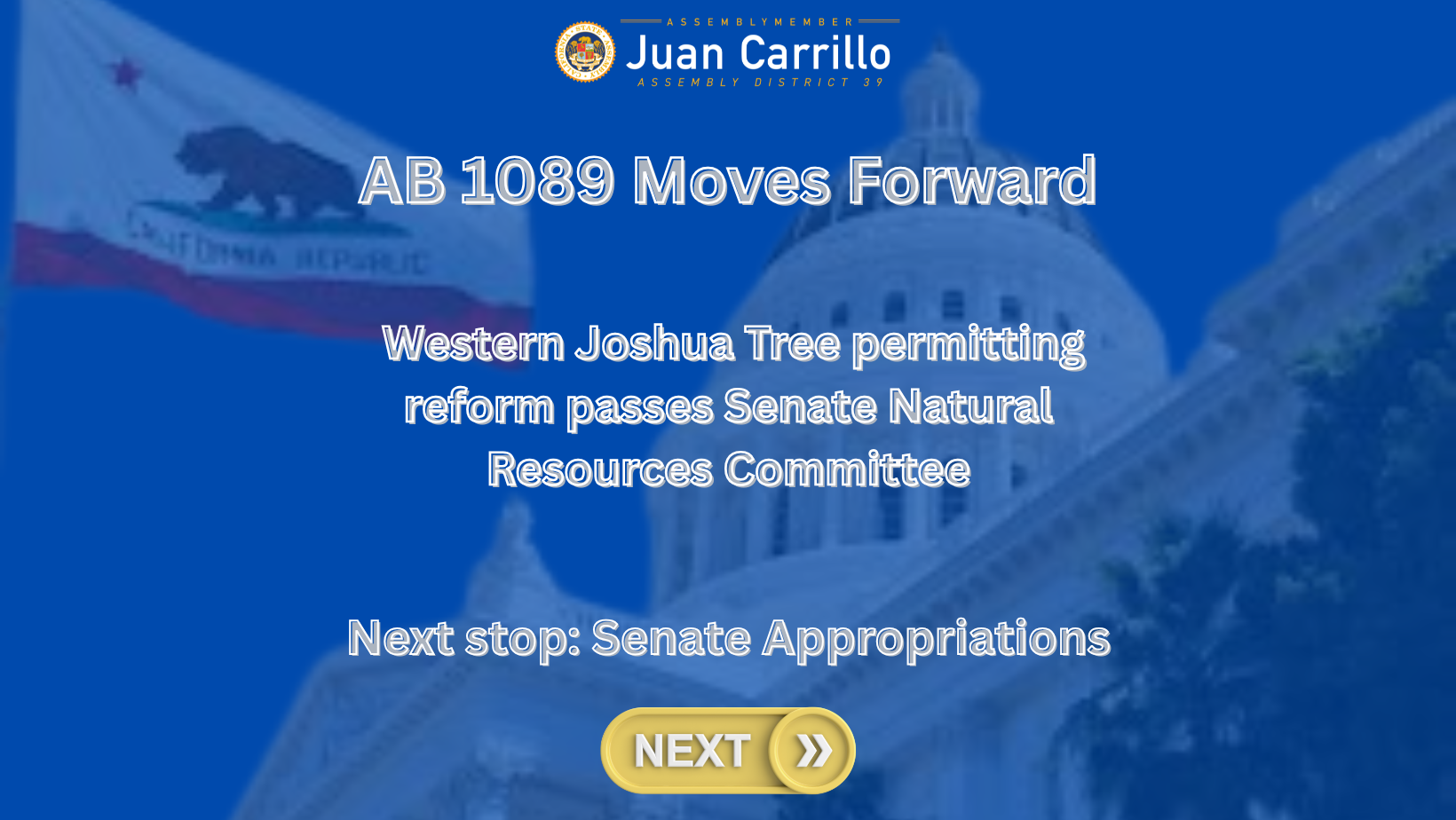 AB 1089 Moves Forward