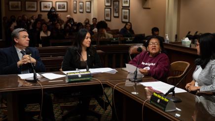 Assemblymember Juan Carrillo Present AB555 & AB1536 in the Human Services Committee