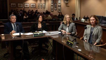 Assemblymember Juan Carrillo Present AB555 & AB1536 in the Human Services Committee