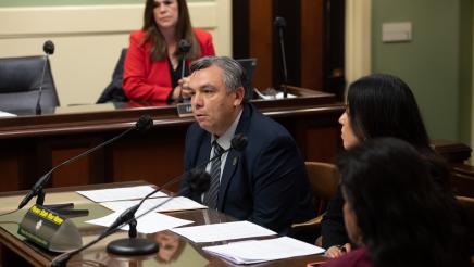 Assemblymember Juan Carrillo Present AB555 & AB1536 in the Human Services Committee