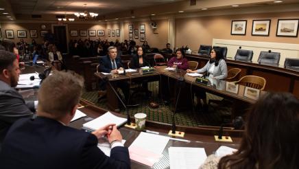 Assemblymember Juan Carrillo Present AB555 & AB1536 in the Human Services Committee